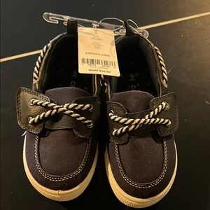 Carter's Navy Blue Boat shoes size 9